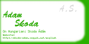 adam skoda business card