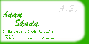 adam skoda business card